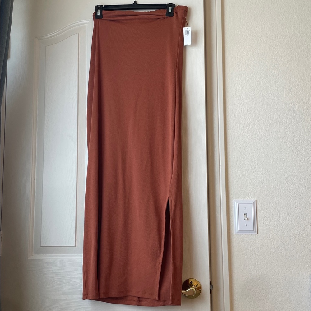 Old Navy Orange Tube Midi Dress